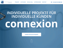 Tablet Screenshot of connexion.at